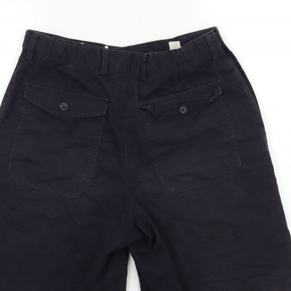 Marks and Spencer Mens Blue   Cargo Shorts Size 32 in