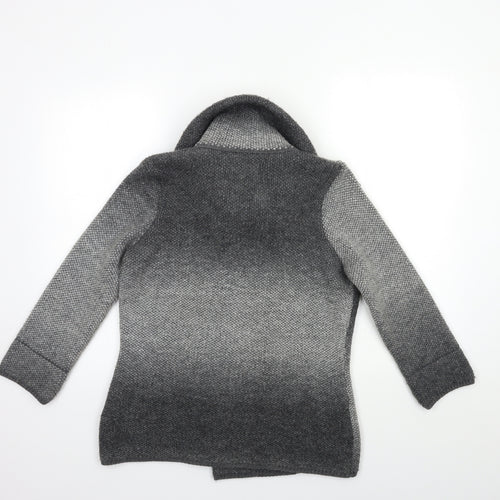 Per Una Womens Grey   Jacket Coatigan Size 12
