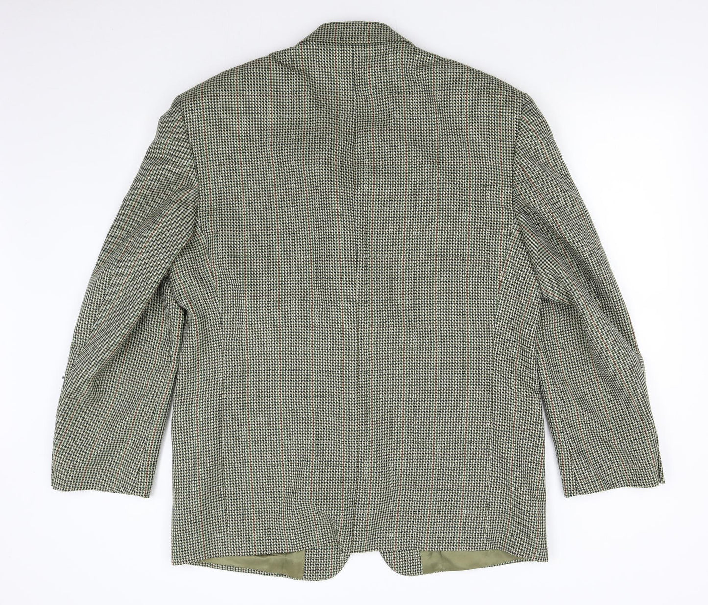 West Lake Mens Green Houndstooth  Jacket Blazer Size 44