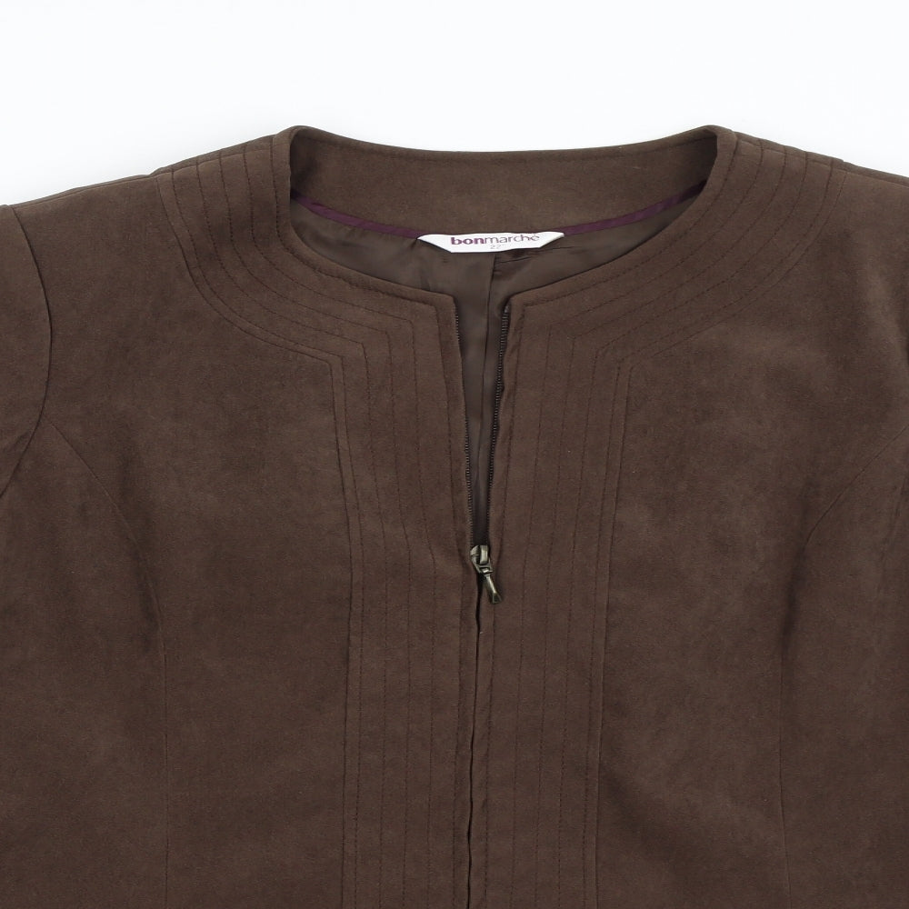 Bonmarché Womens Brown   Jacket  Size 22