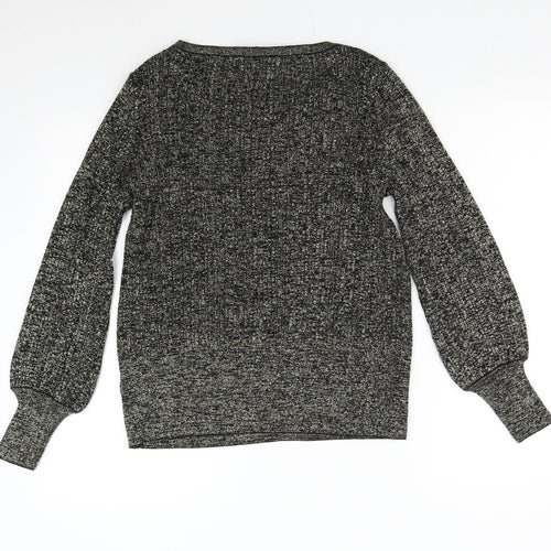 M&S Womens Gold  Knit Pullover Jumper Size L