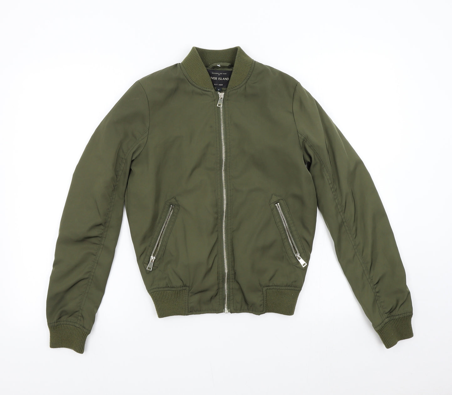 River Island Womens Green   Jacket  Size 6