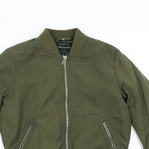 River Island Womens Green   Jacket  Size 6