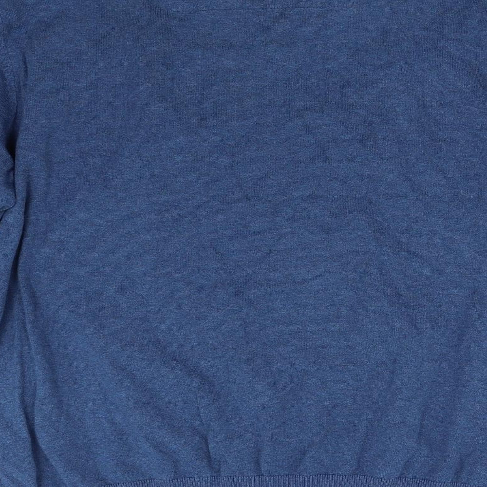M&S Mens Blue  Knit Pullover Jumper Size XL
