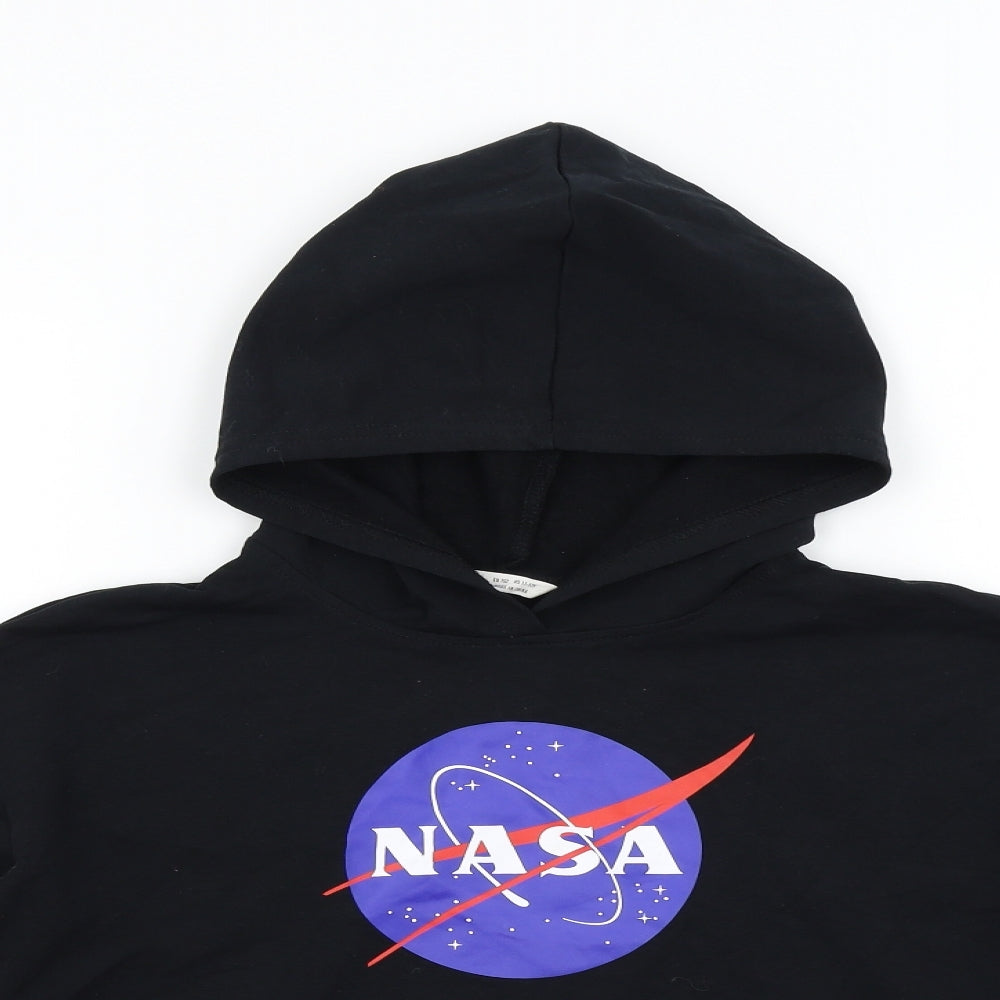 SheIn Girls Black   Pullover Sweatshirt Size 11-12 Years  - NASA