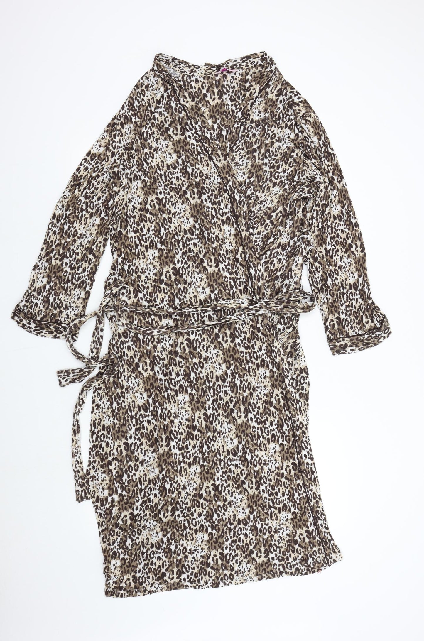 Per Una Womens Brown Animal Print   Gown Size 20