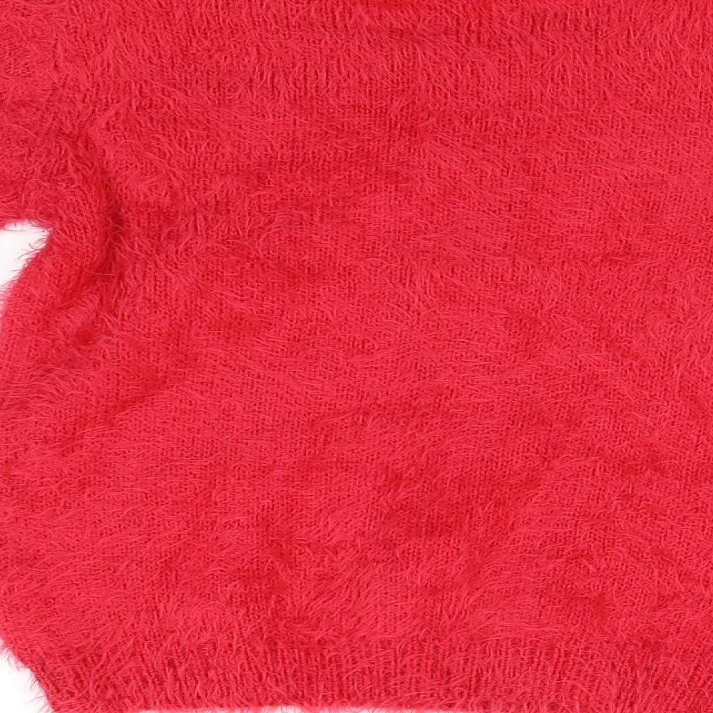 TU Girls Red   Pullover Jumper Size 3-4 Years