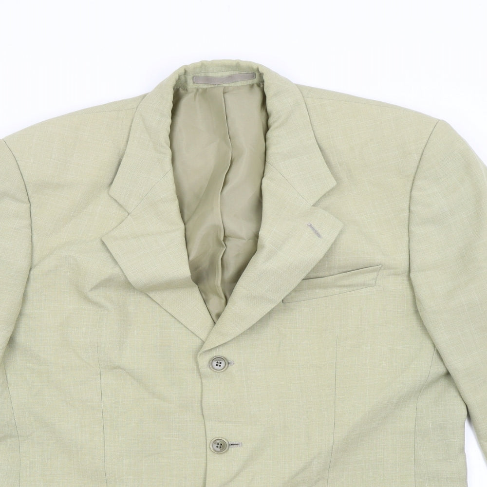 Gurteen Mens Beige   Jacket Suit Jacket Size 38