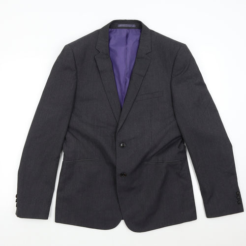 M&S Mens Grey   Jacket Suit Jacket Size 40