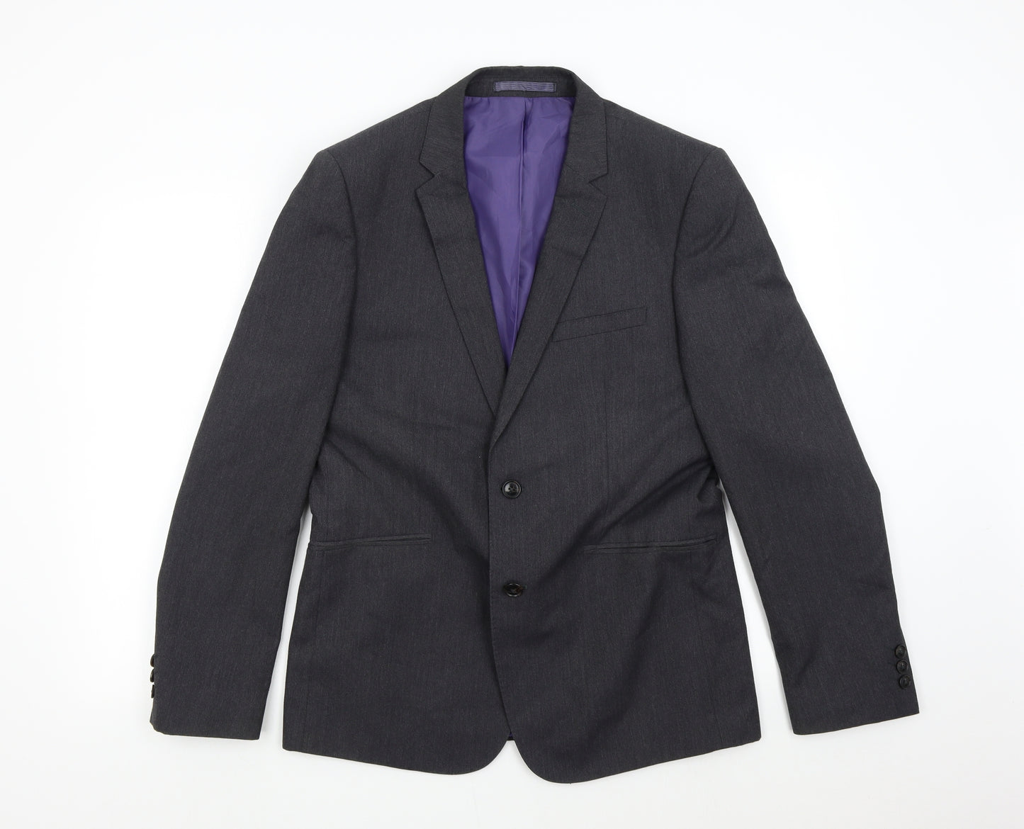 M&S Mens Grey   Jacket Suit Jacket Size 40
