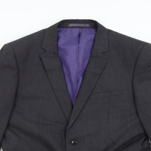 M&S Mens Grey   Jacket Suit Jacket Size 40
