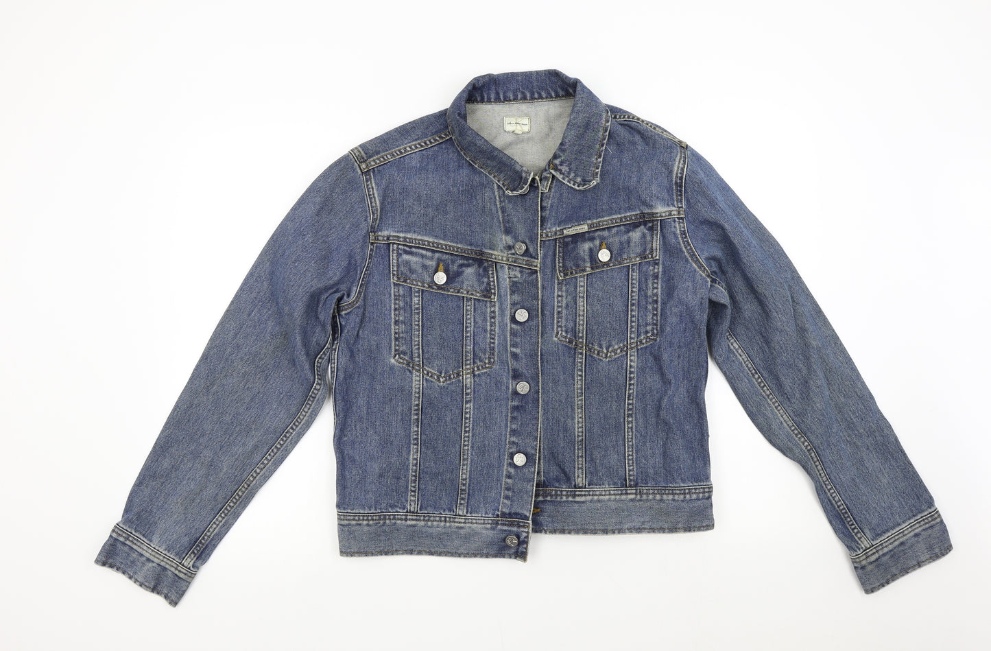 Calvin Klein Mens Blue  Denim Jacket  Size M
