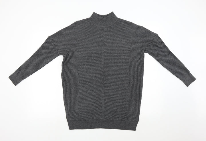 M&Co Womens Grey Pullover Jumper Size 10