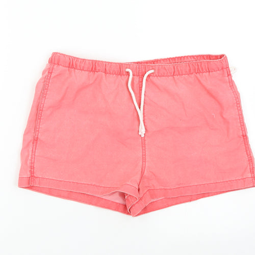 H&M Womens Pink   Utility Shorts Size S
