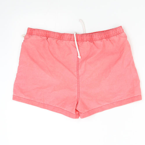 H&M Womens Pink   Utility Shorts Size S