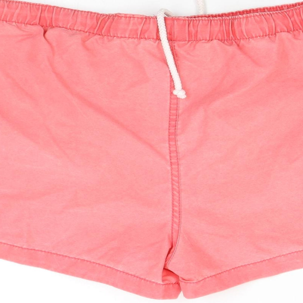 H&M Womens Pink   Utility Shorts Size S
