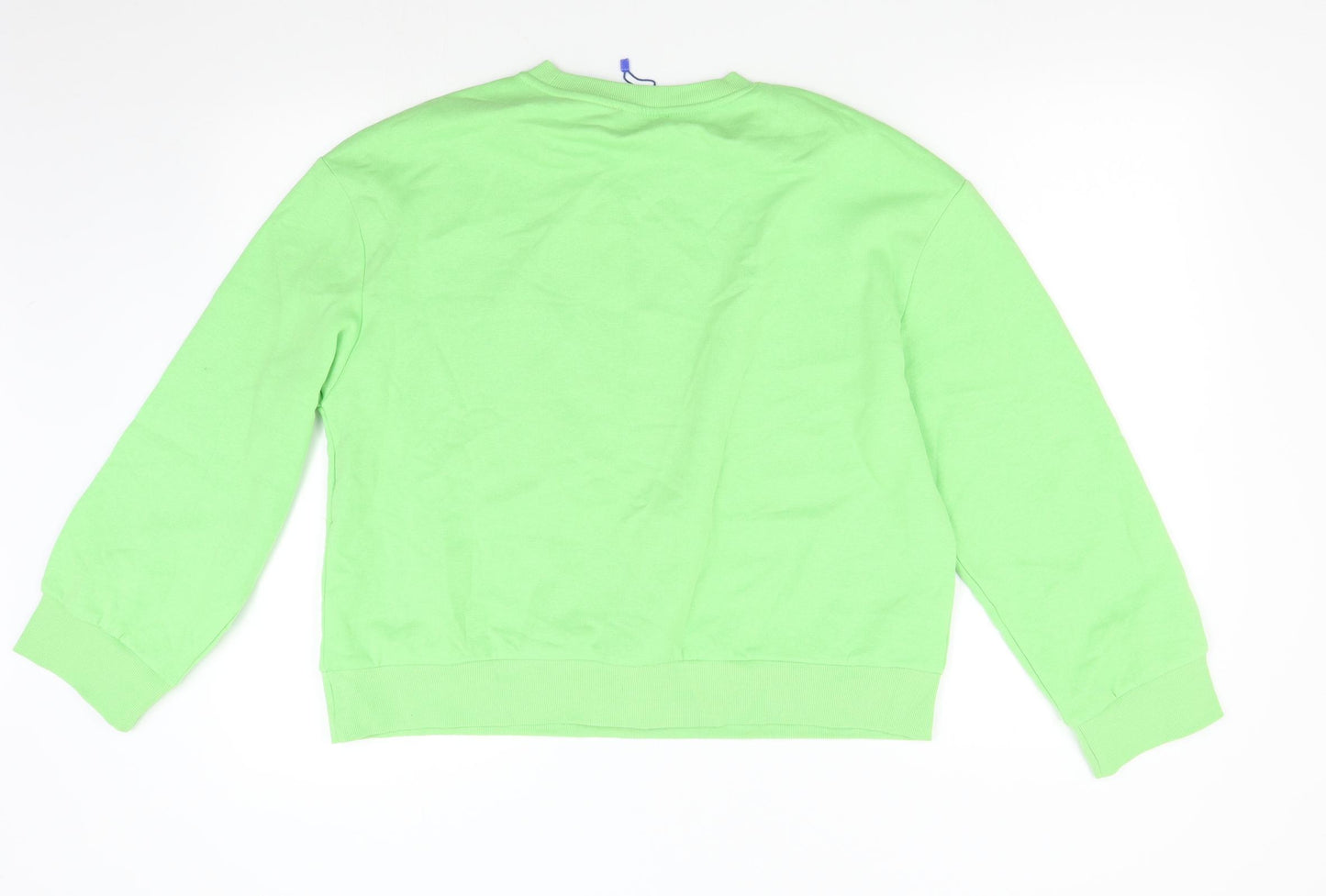 Zara Womens Green   Pullover Sweatshirt Size M