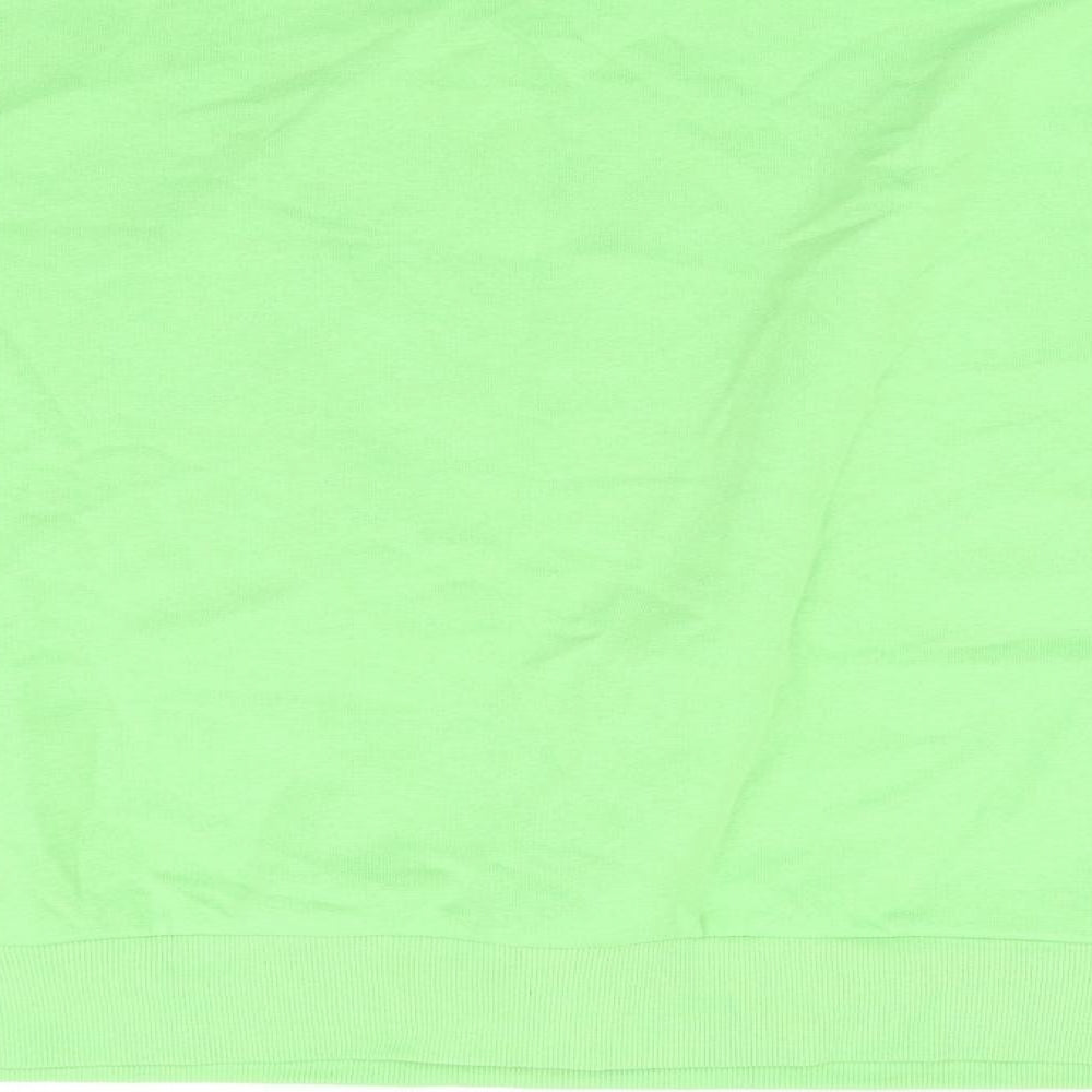 Zara Womens Green   Pullover Sweatshirt Size M
