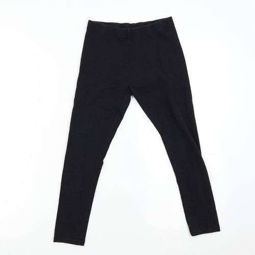 NEXT Girls Black   Carrot Trousers Size 10 Years