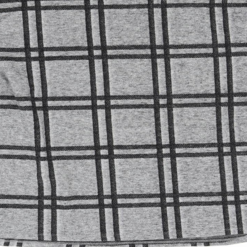 TU Womens Grey Check Knit Pullover Jumper Size 20
