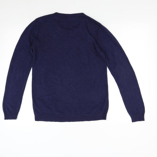 Vida Vi Womens Blue  Knit Pullover Jumper Size L