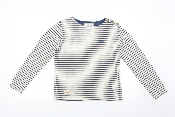Brakeburn Womens Multicoloured Striped Pullover Jumper Size XS