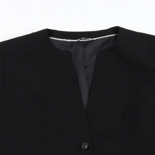 Klass Womens Black   Jacket Blazer Size L