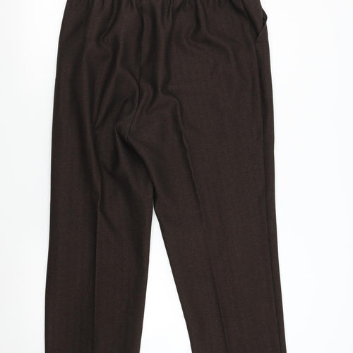 M&S Womens Brown   Trousers  Size 18 L26 in - Short