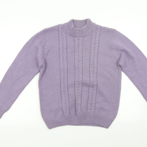 Berkertex Womens Purple  Knit Pullover Jumper Size 10
