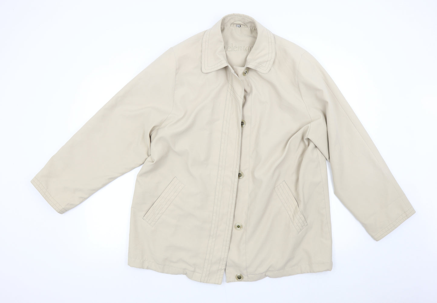 Telemac Womens Beige   Jacket  Size L