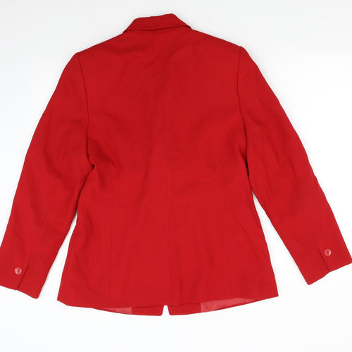 Civit Womens Red   Jacket Suit Jacket Size 12