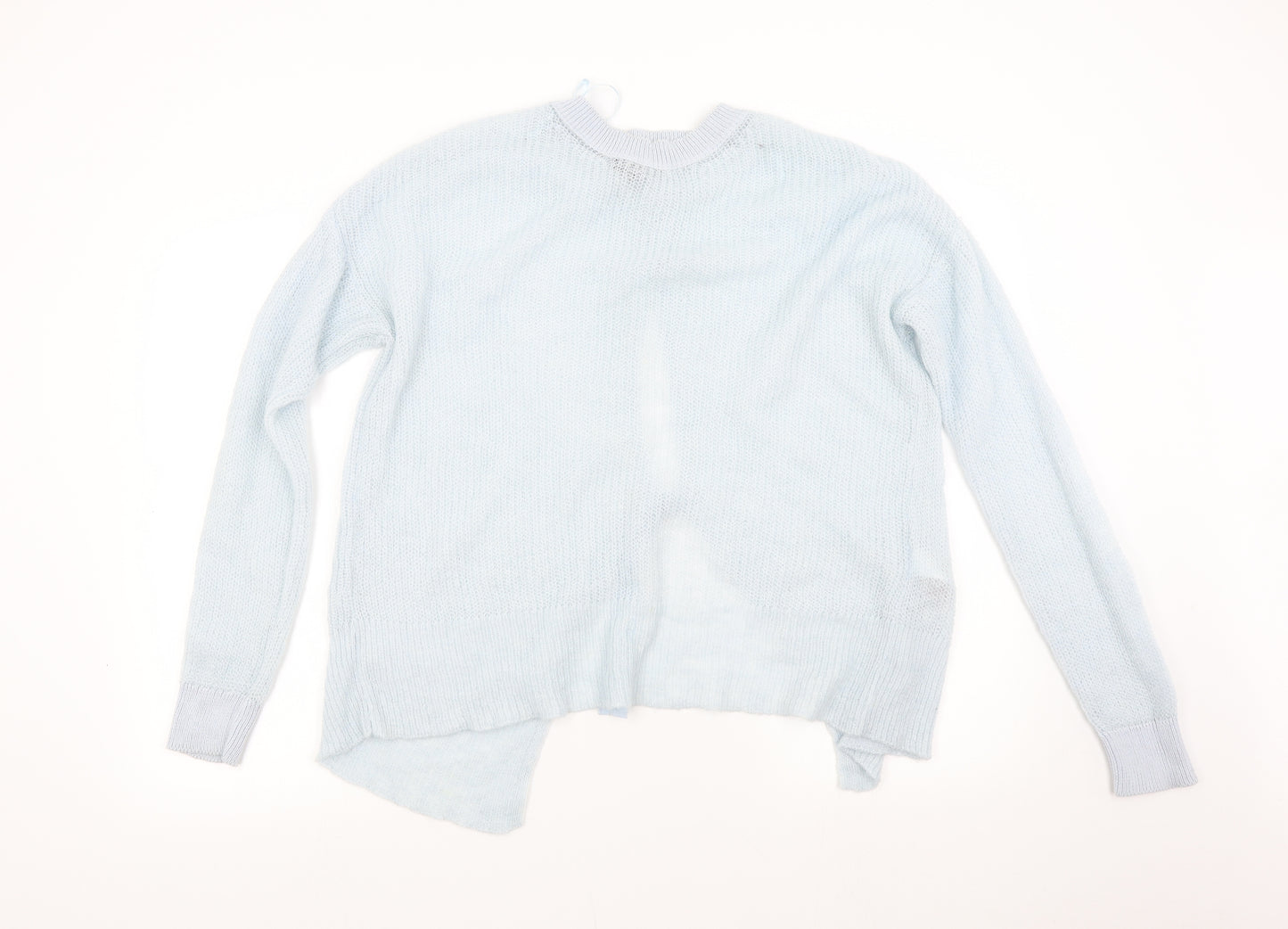 Topshop Womens Blue  Knit Pullover Jumper Size 14