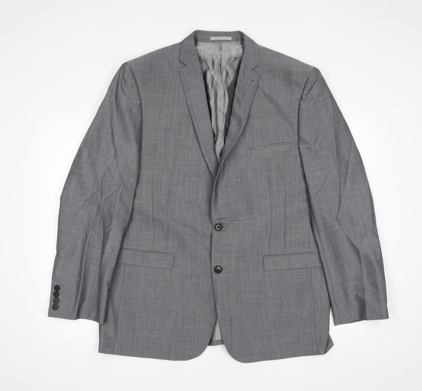 NEXT Mens Grey   Jacket Suit Size 44