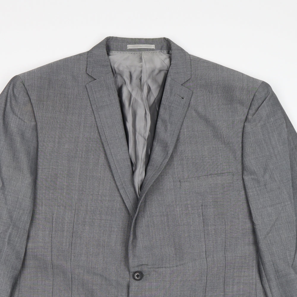 NEXT Mens Grey   Jacket Suit Size 44