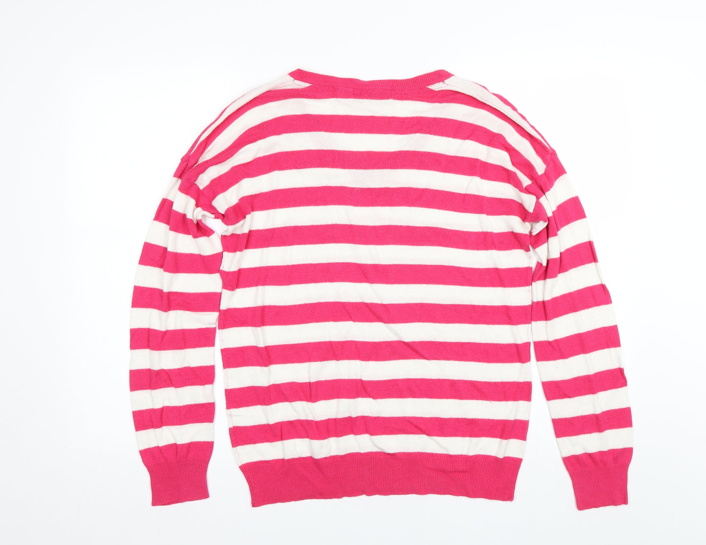 Atmosphere Womens Pink Striped  Pullover Jumper Size 14