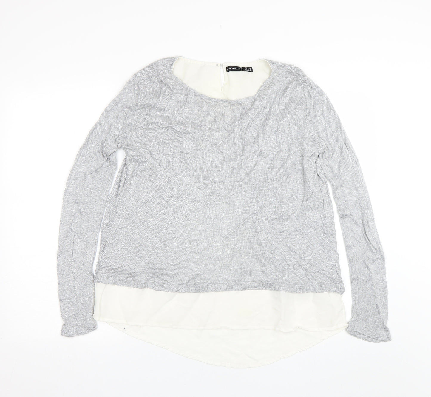 Atmosphere Womens Grey   Pullover Jumper Size 12