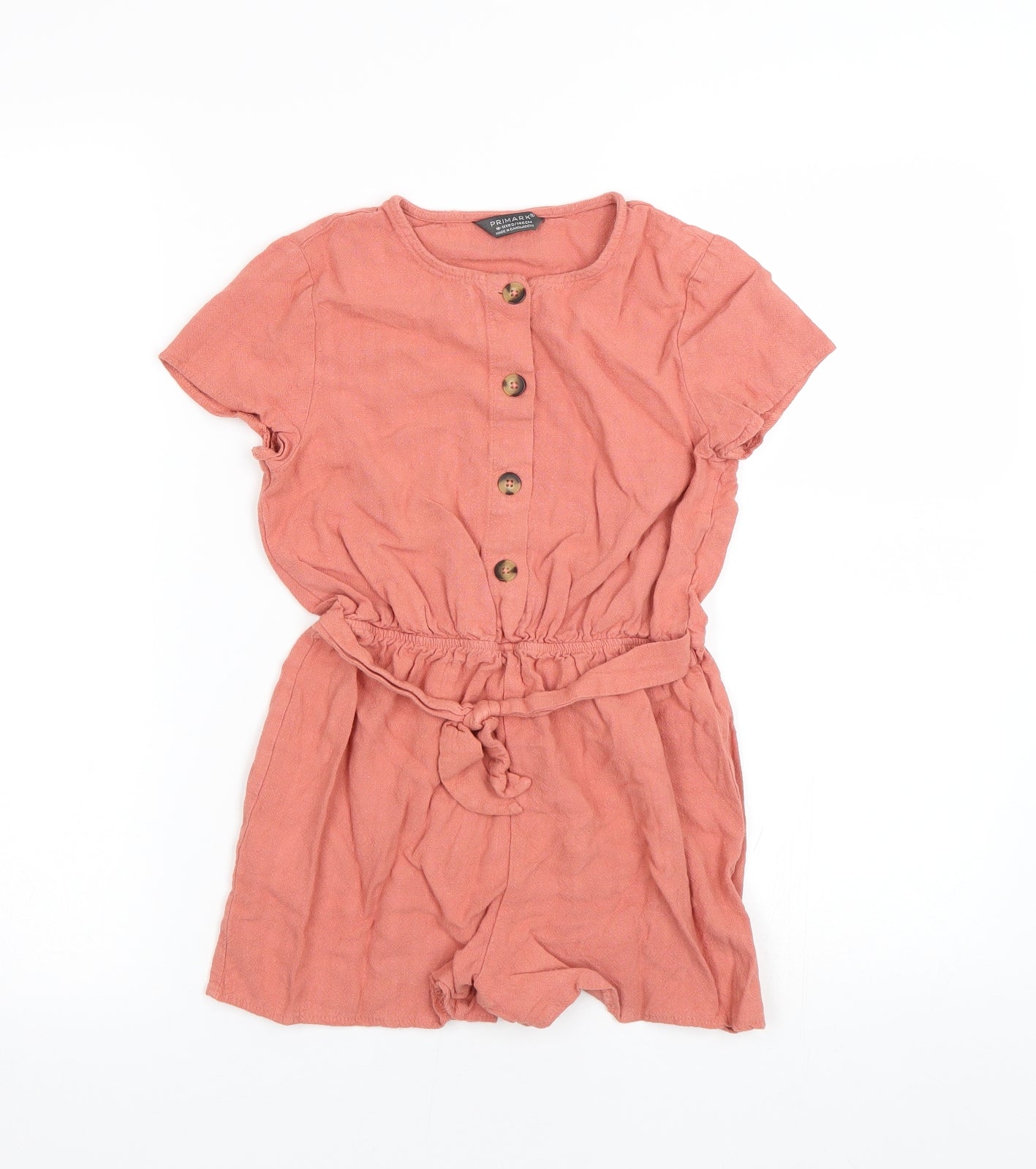 Primark Girls Pink   Playsuit One-Piece Size 10-11 Years