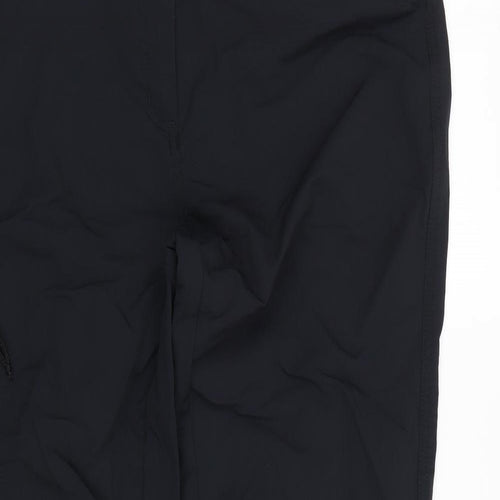 Mountain Warehouse Womens Black   Rain Trousers Trousers Size 14 L28 in