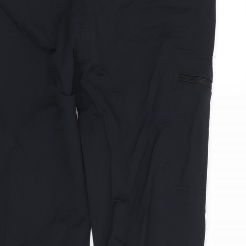 Mountain Warehouse Womens Black   Rain Trousers Trousers Size 14 L28 in