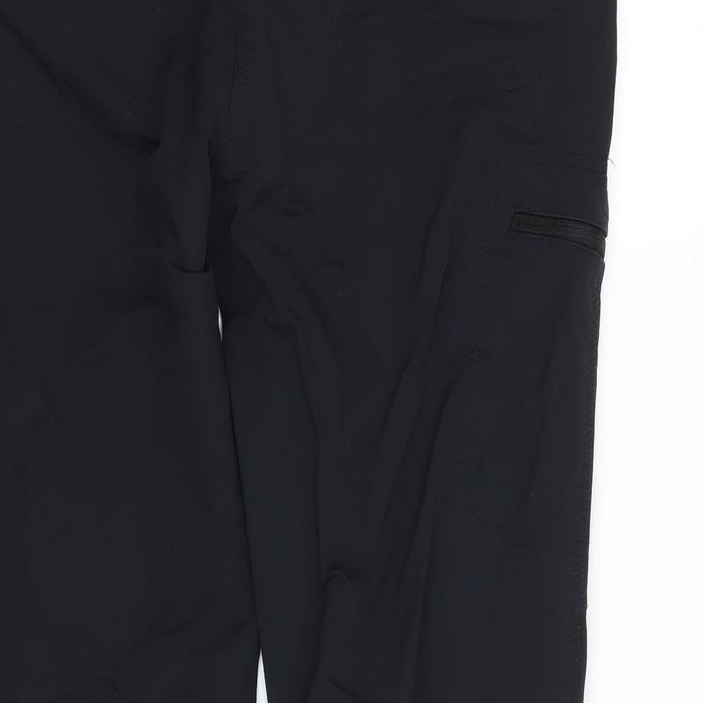Mountain Warehouse Womens Black   Rain Trousers Trousers Size 14 L28 in
