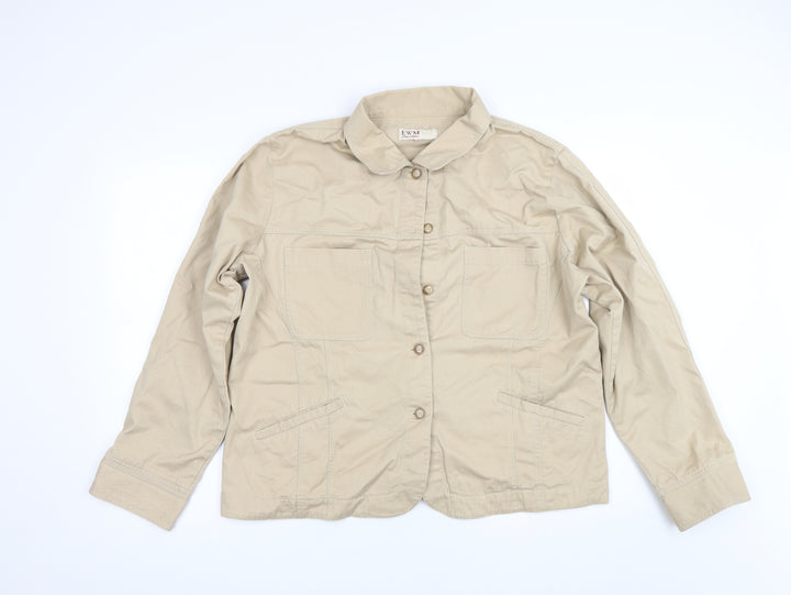 EWM Womens Beige   Jacket  Size M