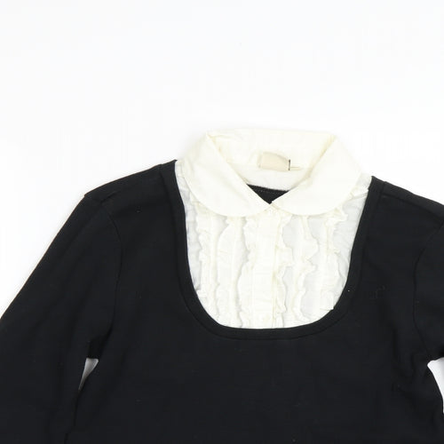 Cotton Traders Womens Black   Pullover Jumper Size 10
