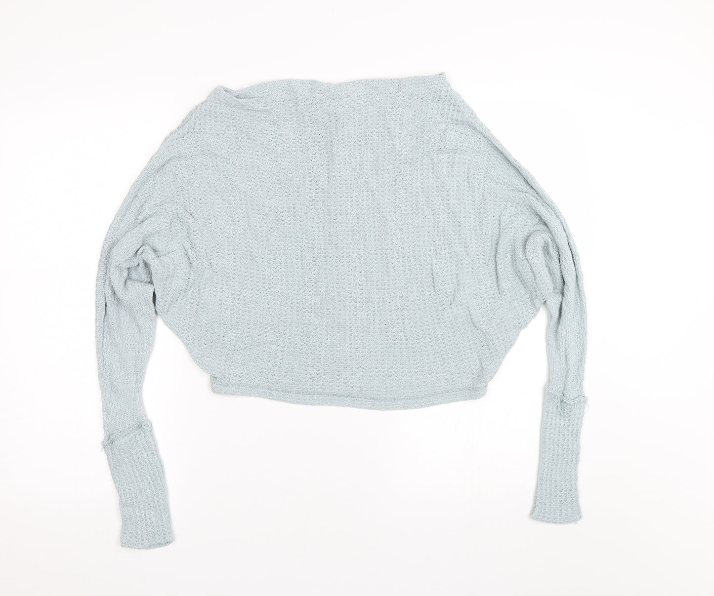Free People Womens Blue   Pullover Jumper Size S