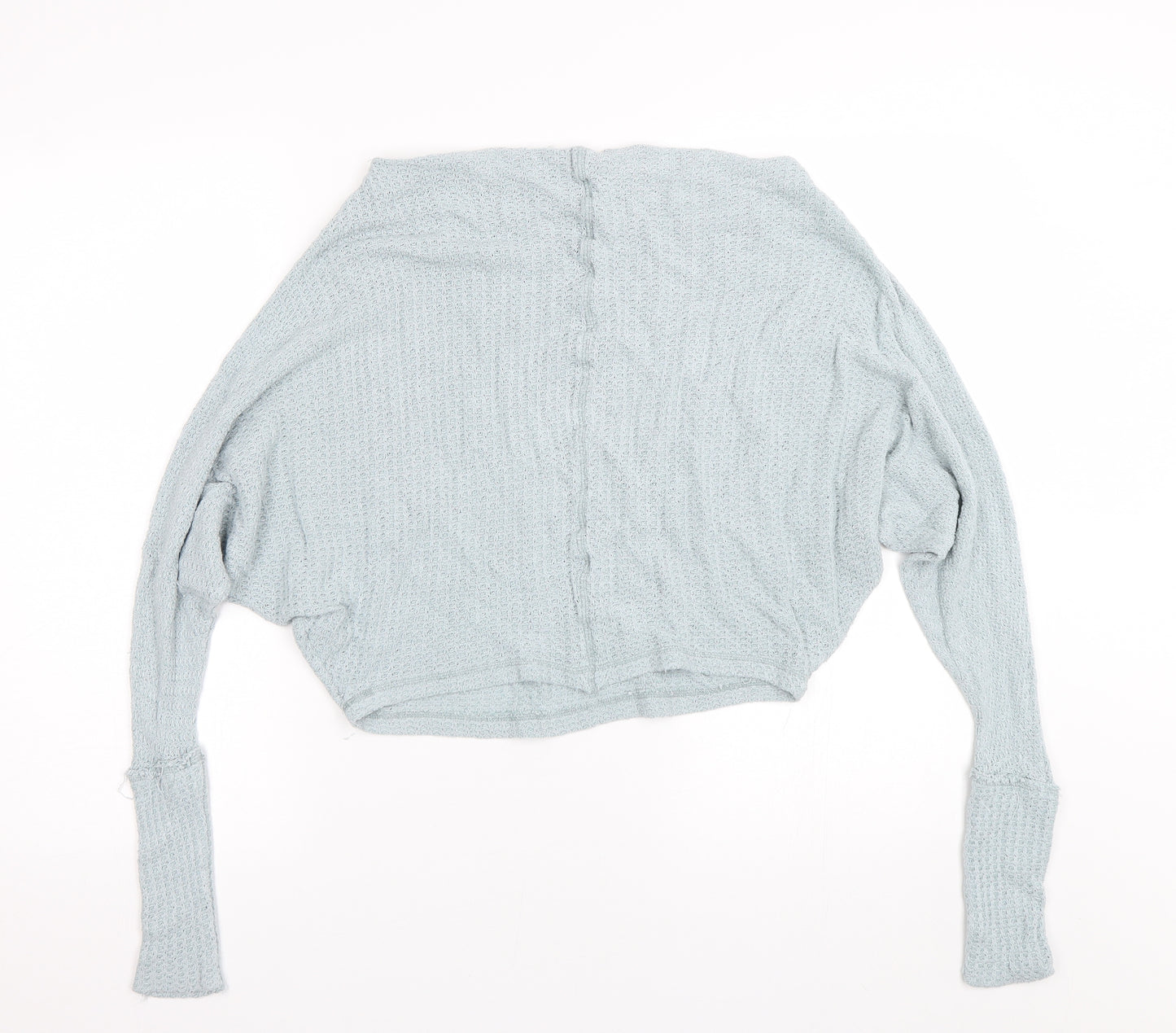Free People Womens Blue   Pullover Jumper Size S