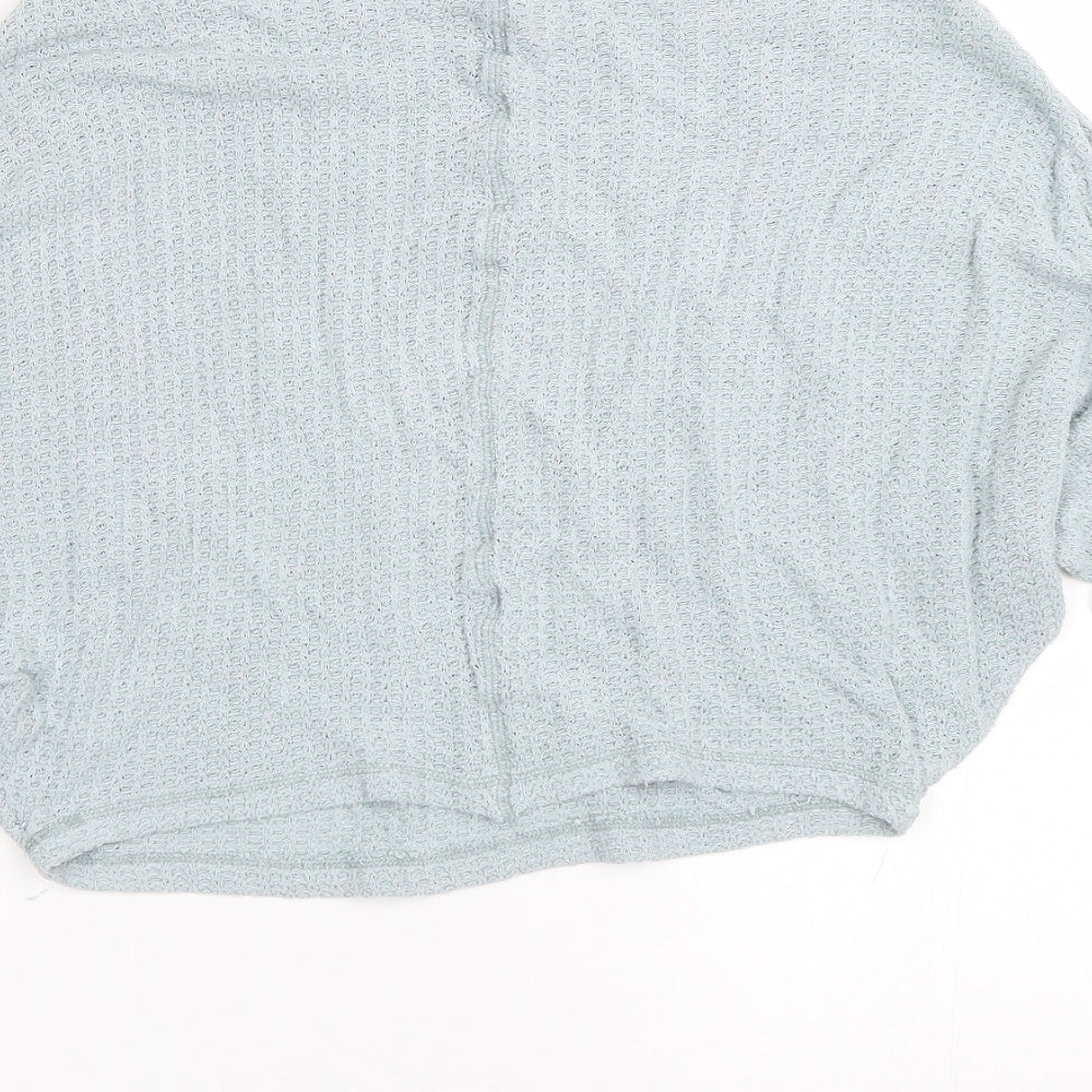 Free People Womens Blue   Pullover Jumper Size S