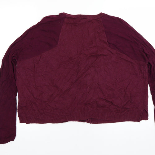 Topshop Womens Purple   Cardigan Jumper Size 14