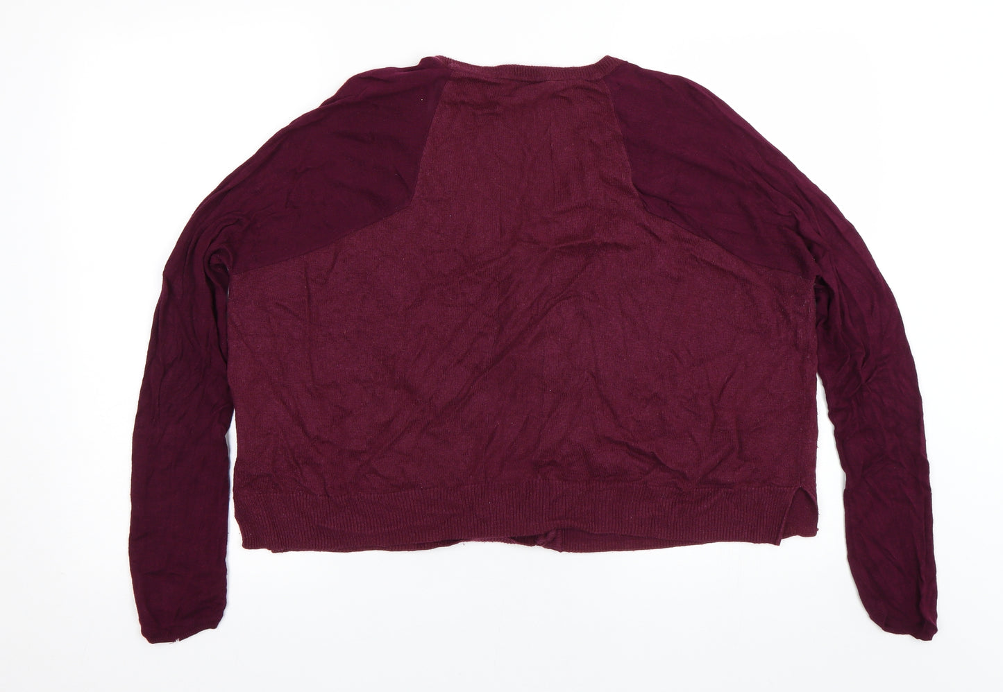 Topshop Womens Purple   Cardigan Jumper Size 14