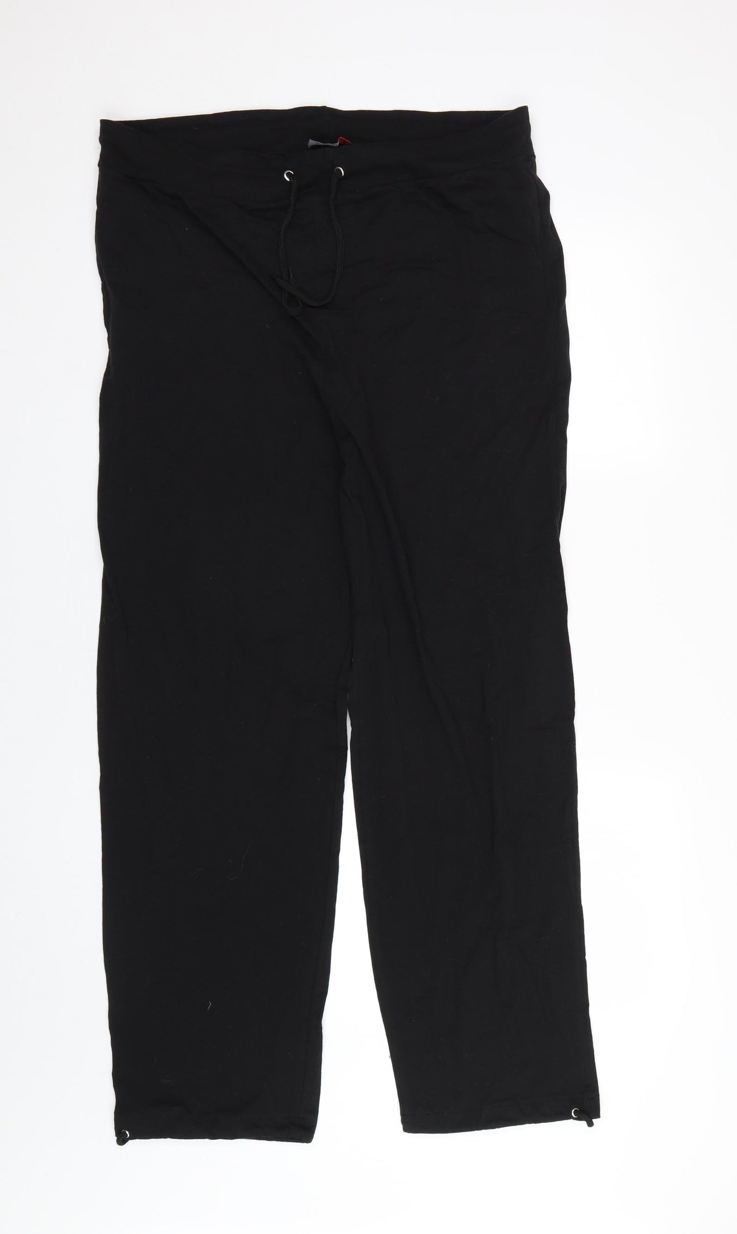Virgin Atlantic Womens Black   Capri Pyjama Pants Size L