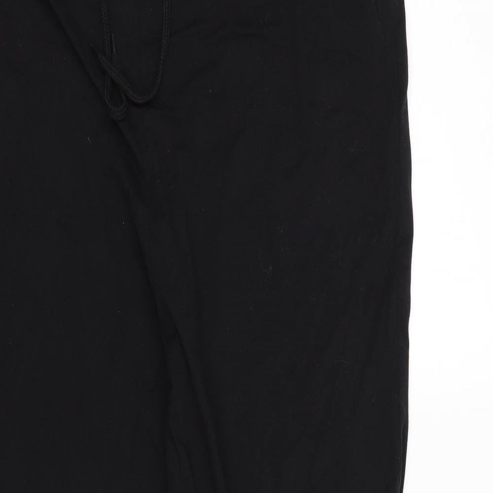 Virgin Atlantic Womens Black   Capri Pyjama Pants Size L