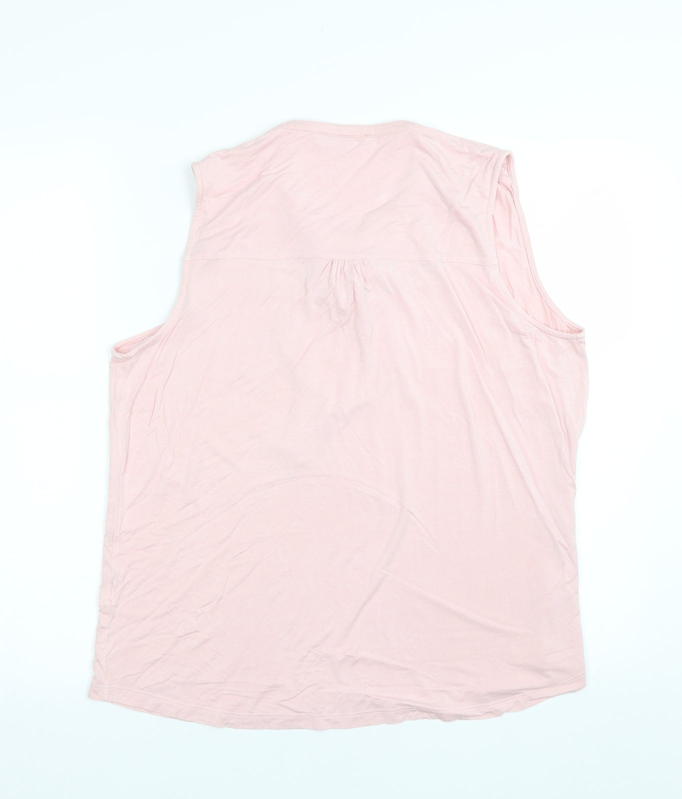 M&S Womens Pink   Basic Tank Size 16